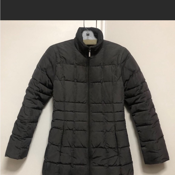 MONCLER - Classic Two-Way Zip Quilted Down Mid-Length Coat Size 1 - Picture 6 of 10